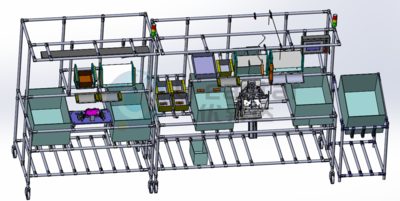 半自动装配线设备