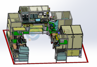 汽车空调控制器装配测试生产线